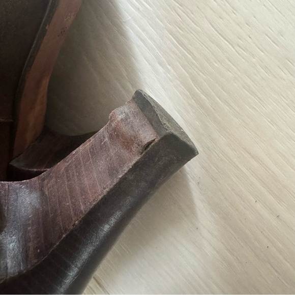 Vintage Varda Lace up Suede Booties Italian made - Picture 12 of 15